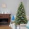7.5ft. Pre-Lit Spada Pine Artificial Christmas Tree, Clear LED Lights